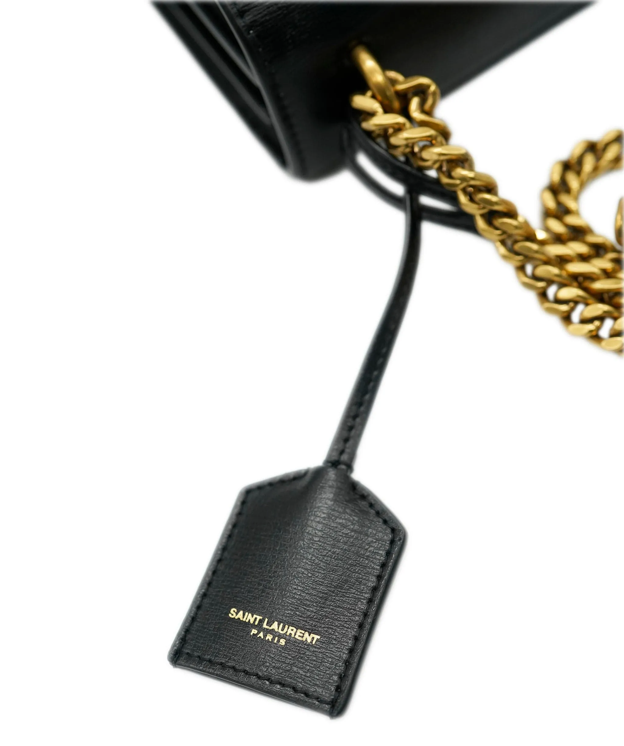 Saint Laurent Black Calfskin Medium Sunset Chain ABC0994