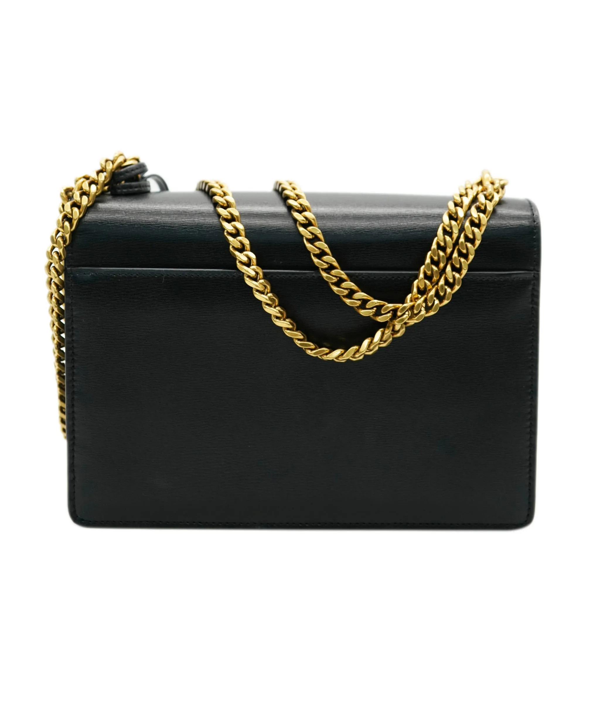 Saint Laurent Black Calfskin Medium Sunset Chain ABC0994