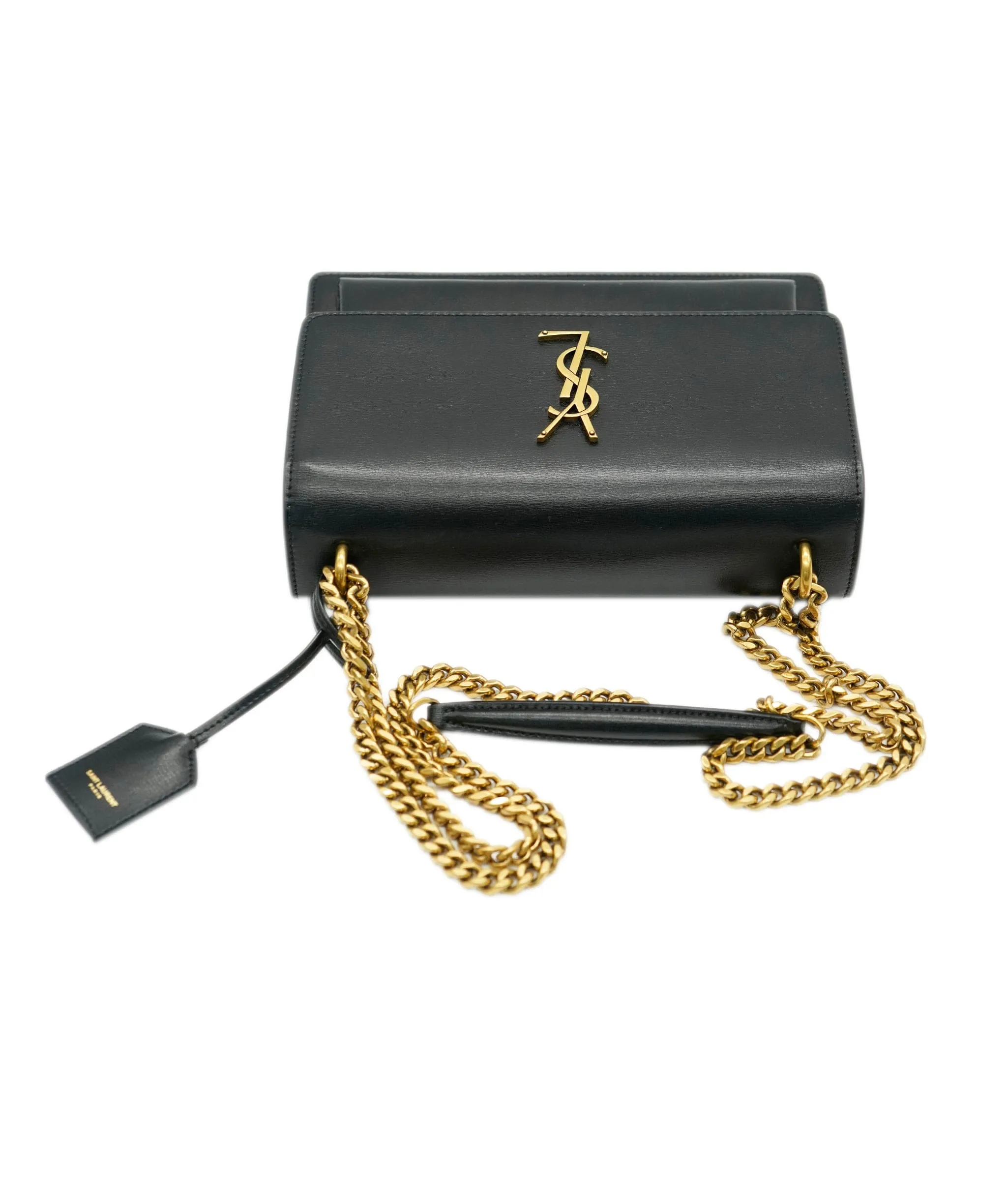 Saint Laurent Black Calfskin Medium Sunset Chain ABC0994