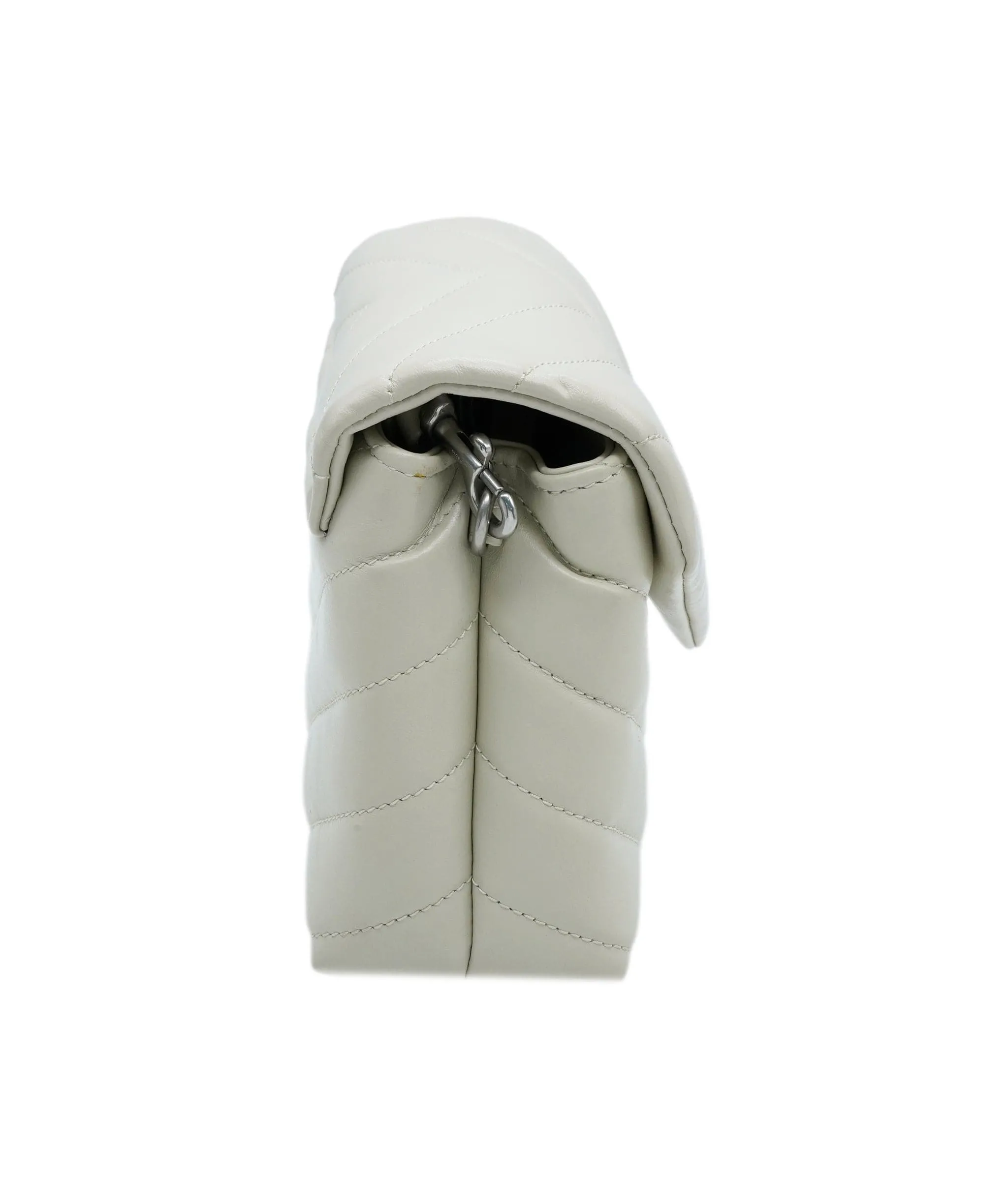 Saint Laurent Blanc Vintage Calfskin Toy Loulou ABC0874