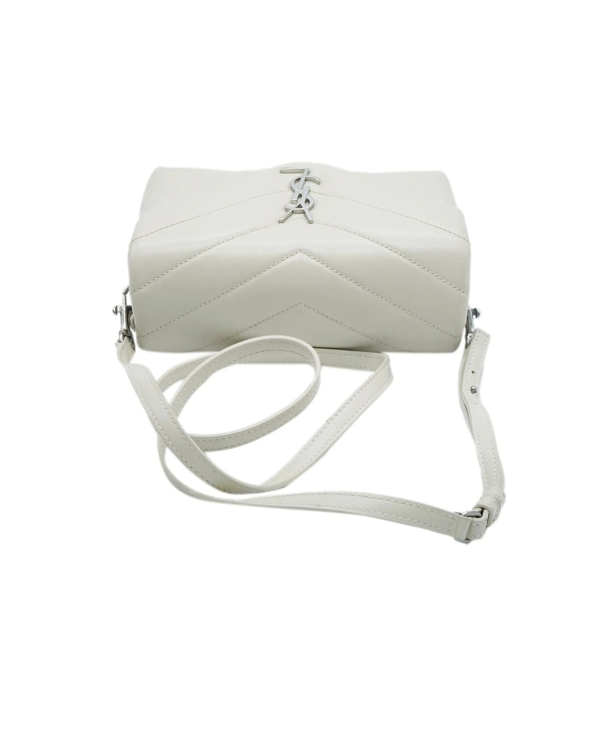 Saint Laurent Blanc Vintage Calfskin Toy Loulou ABC0874