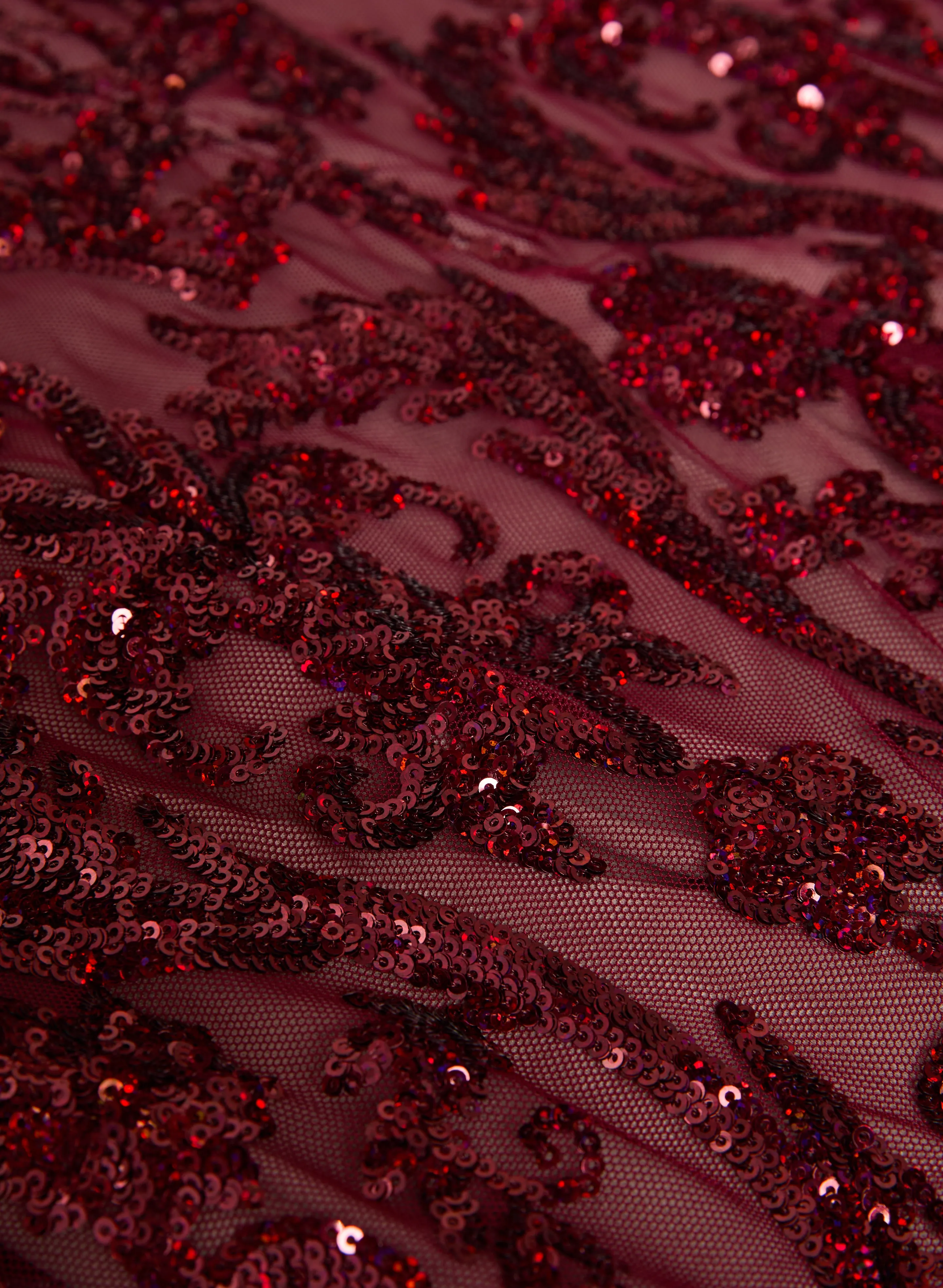 Sequin Embroidered Dress