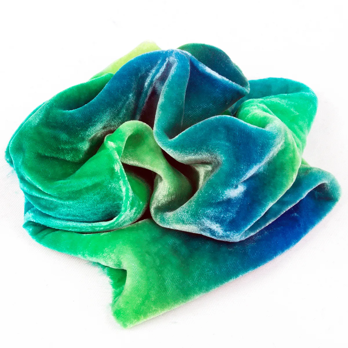 Silk Rayon Velvet - Blue Lagoon DL 60