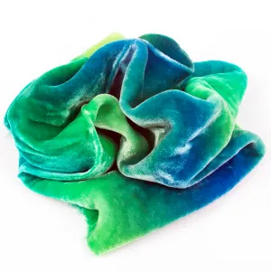 Silk Rayon Velvet - Blue Lagoon DL 60