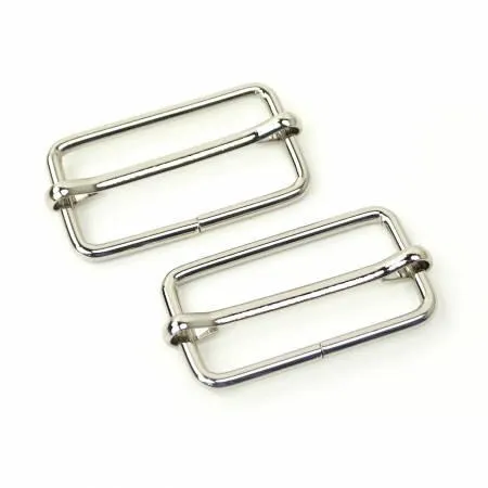 Slider Buckles Nickel 2ct 1-1/2in # STS127ST
