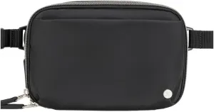Sugar Medical Insulated Diabetes Supply Cross Body Fanny Pack | Diabetes Supply Case | Diabetic Care Products | Diabetic Supplies Travel Case | Diabetes Belt Bag with Adjustable Strap (Onyx)