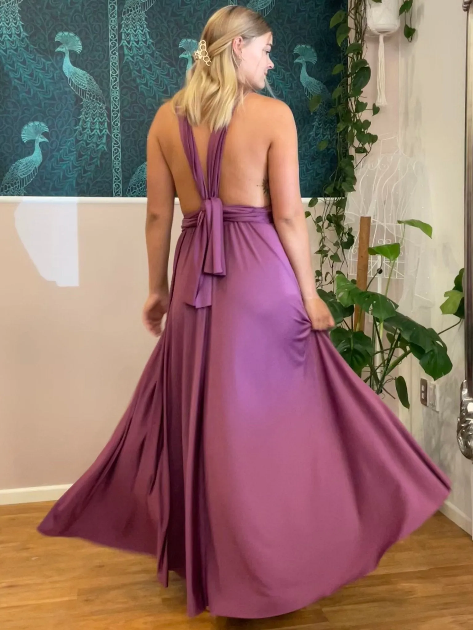 Sunset Purple Convertible Infinity bridesmaid dress Express NZ wide