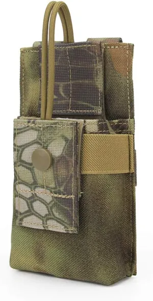 Tactical Molle Short Radio Pouch, Nylon Molle Tactical Radio Holster Holder Case for BaoFeng UV-5R UV82 Motorola XTS2500 XTS5000