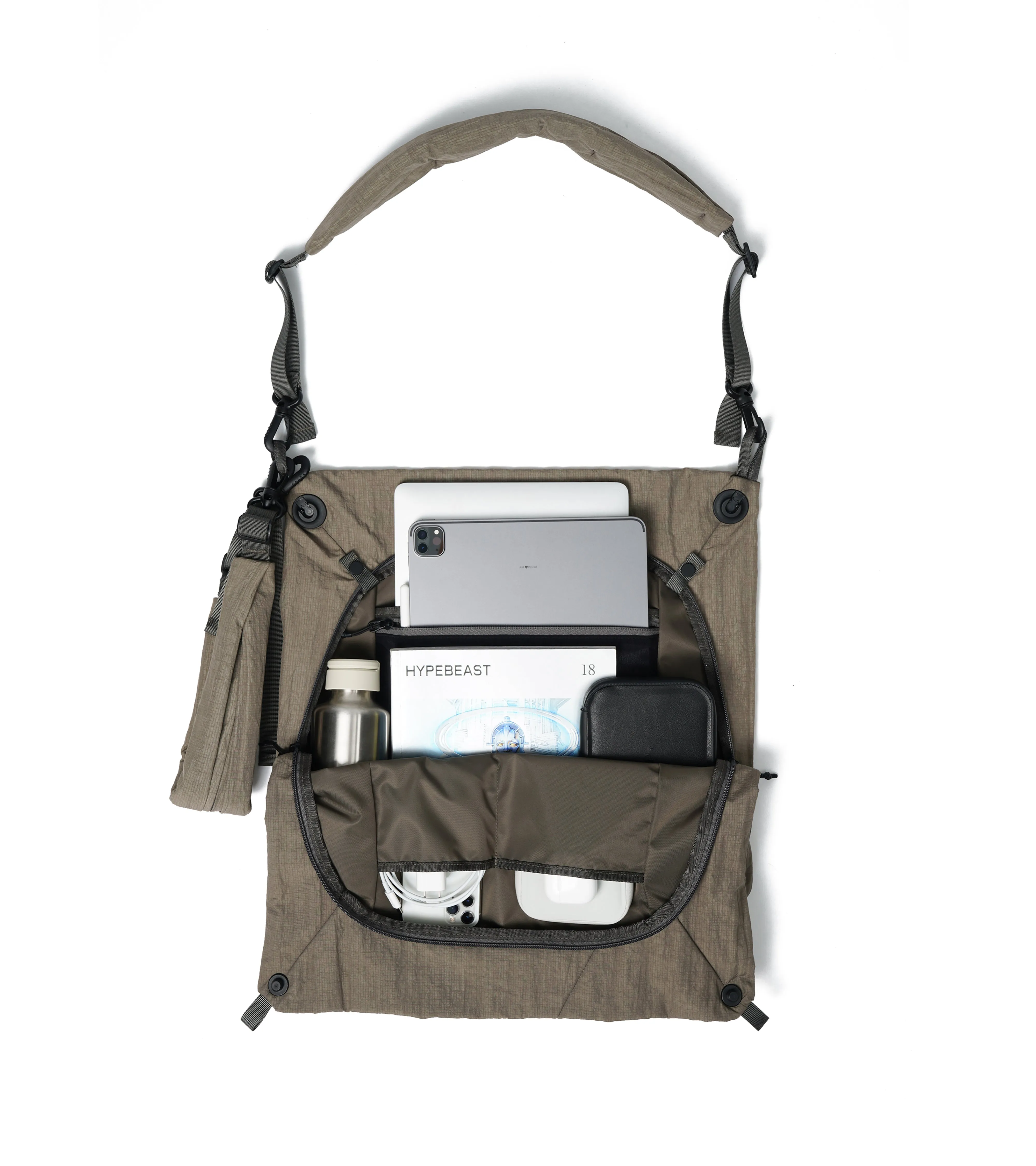 TE｜ECOYA® 3-WAY MESSENGER BAG DUST