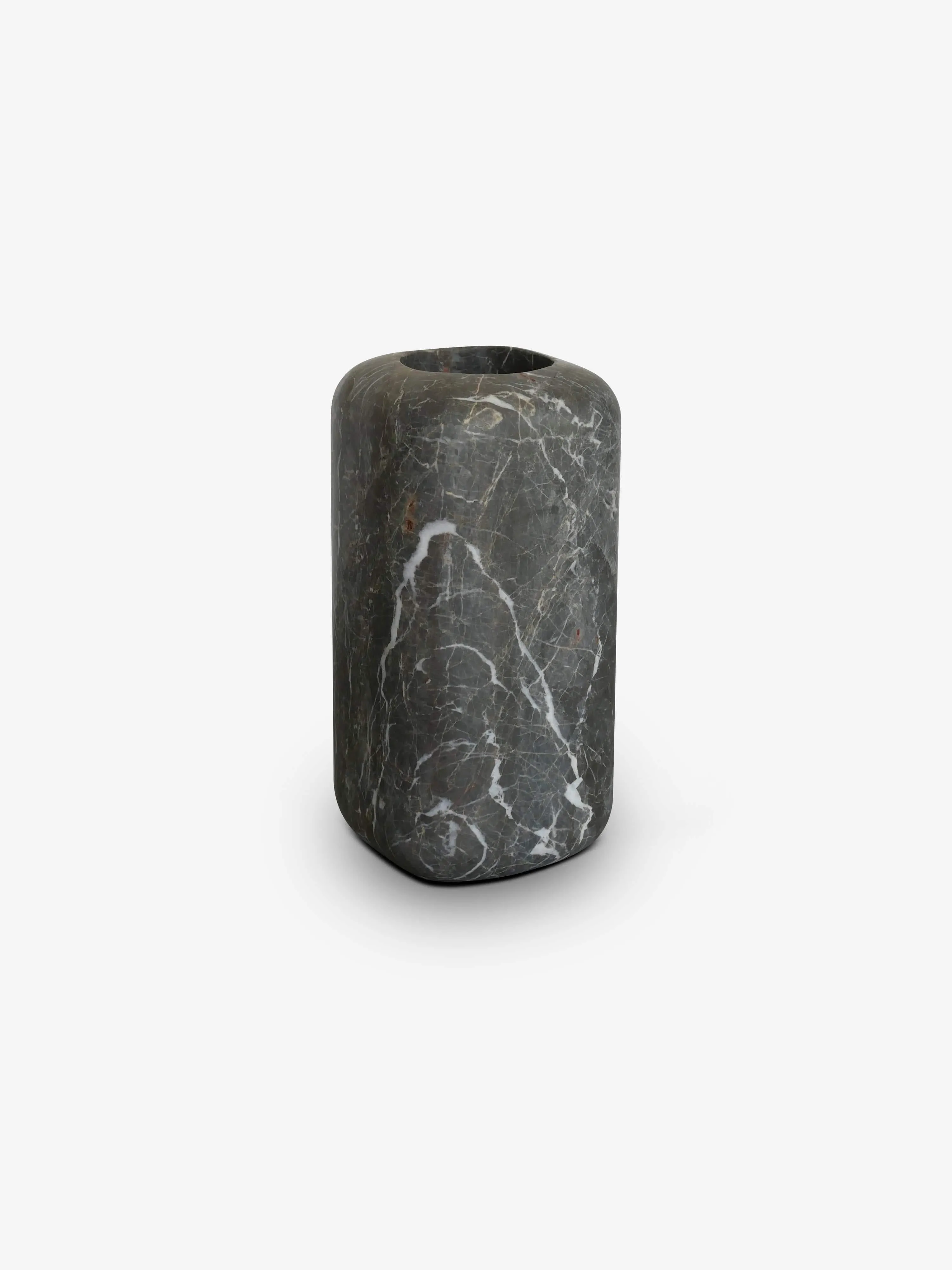 Tondo Medium Vase in Gris Saint Laurent by Michael Verheyden