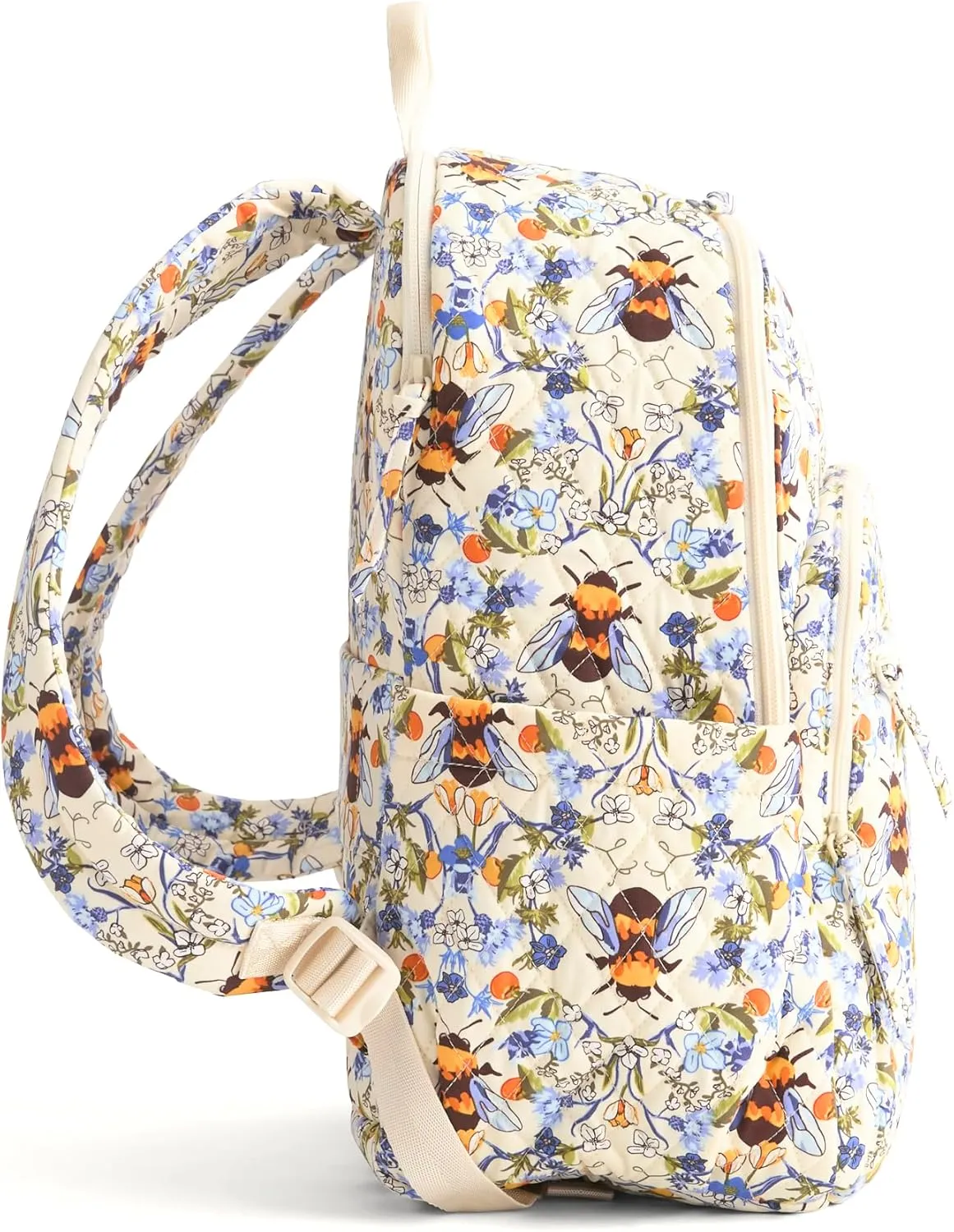 Vera Bradley Premium Cotton Bancroft Backpack, Bee Garden