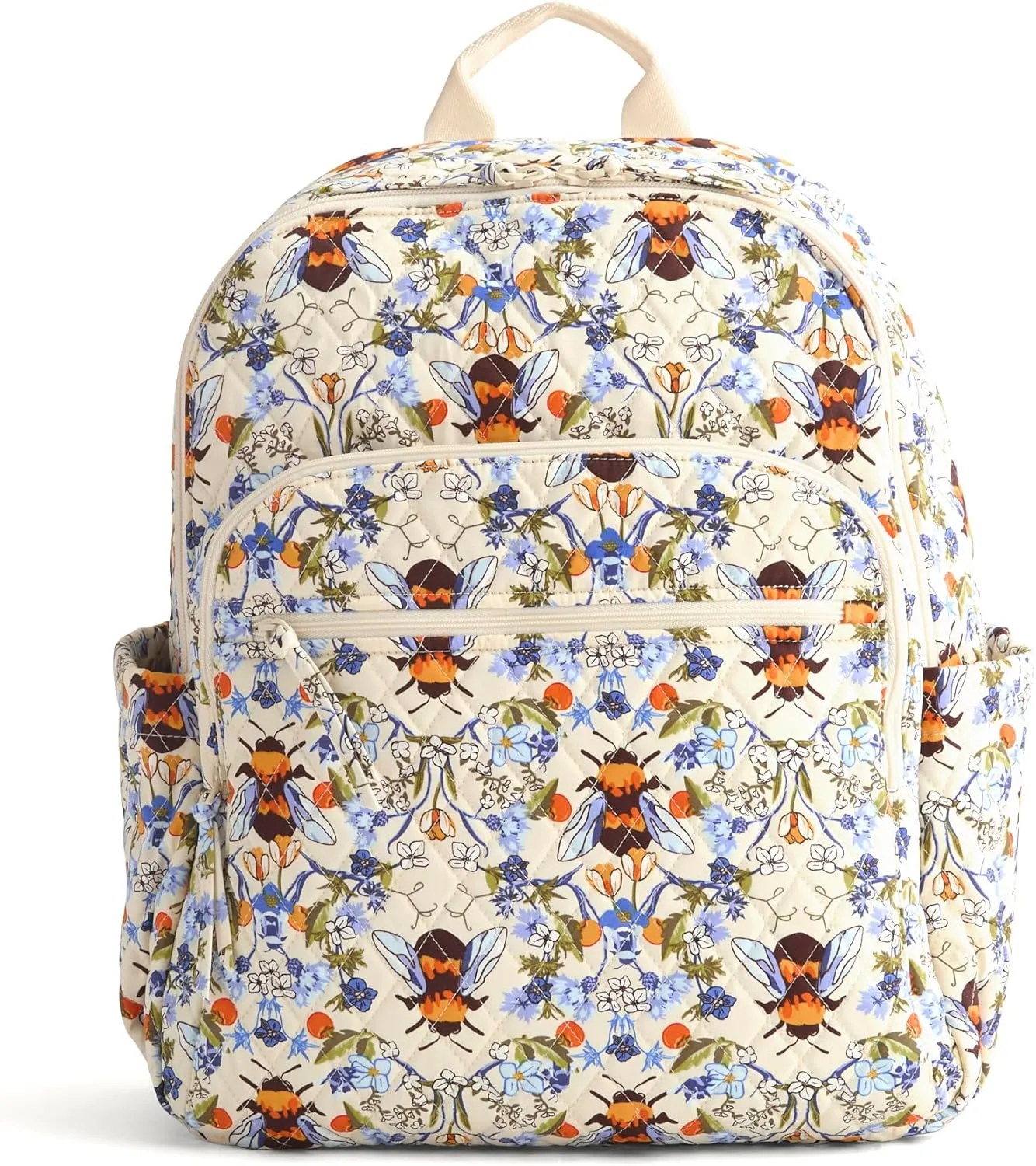 Vera Bradley Premium Cotton Bancroft Backpack, Bee Garden