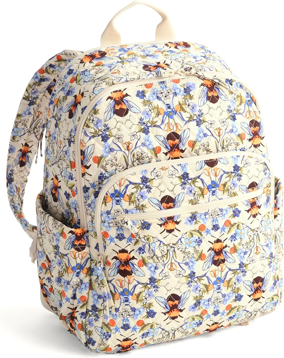 Vera Bradley Premium Cotton Bancroft Backpack, Bee Garden