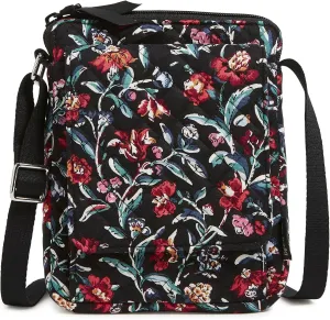 Vera Bradley Women's Cotton Mini Hipster Crossbody Purse with RFID Protection