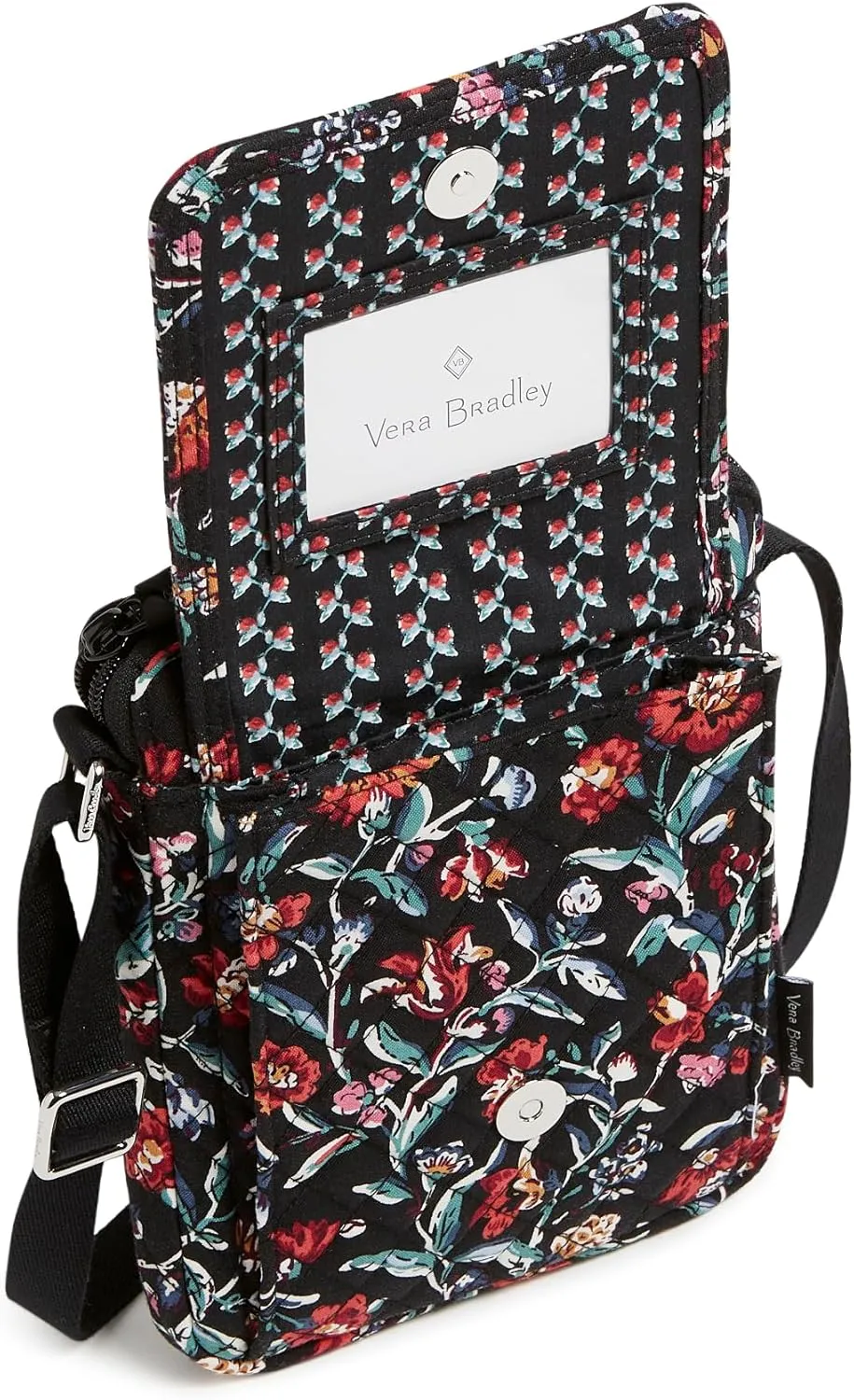 Vera Bradley Women's Cotton Mini Hipster Crossbody Purse with RFID Protection